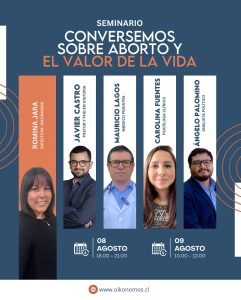 Participación en seminario "conversemos sobre el aborto y el valor de la vida"